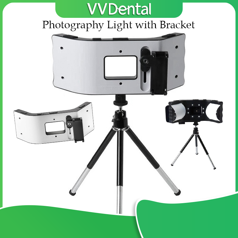 Teeth Whitening Before And After - Met standaard dimbare tandheelkundige fotolamp 5W