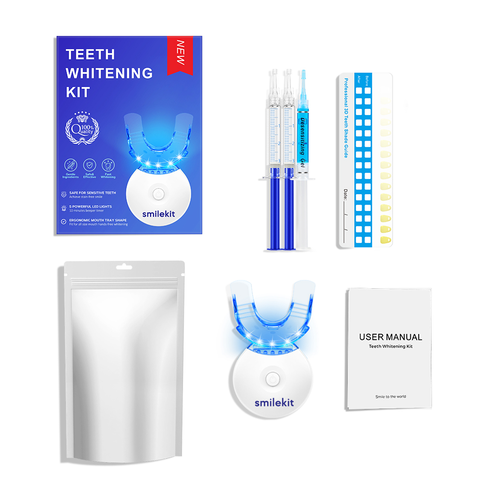 Teeth Whitening Vape - Tandenbleekset - 5X LED-lichttandenbleekmiddel met 35%