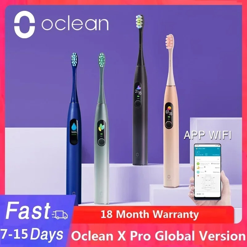 Teeth Whitening App - Oclean X Pro Sonic elektrische tandenborstel