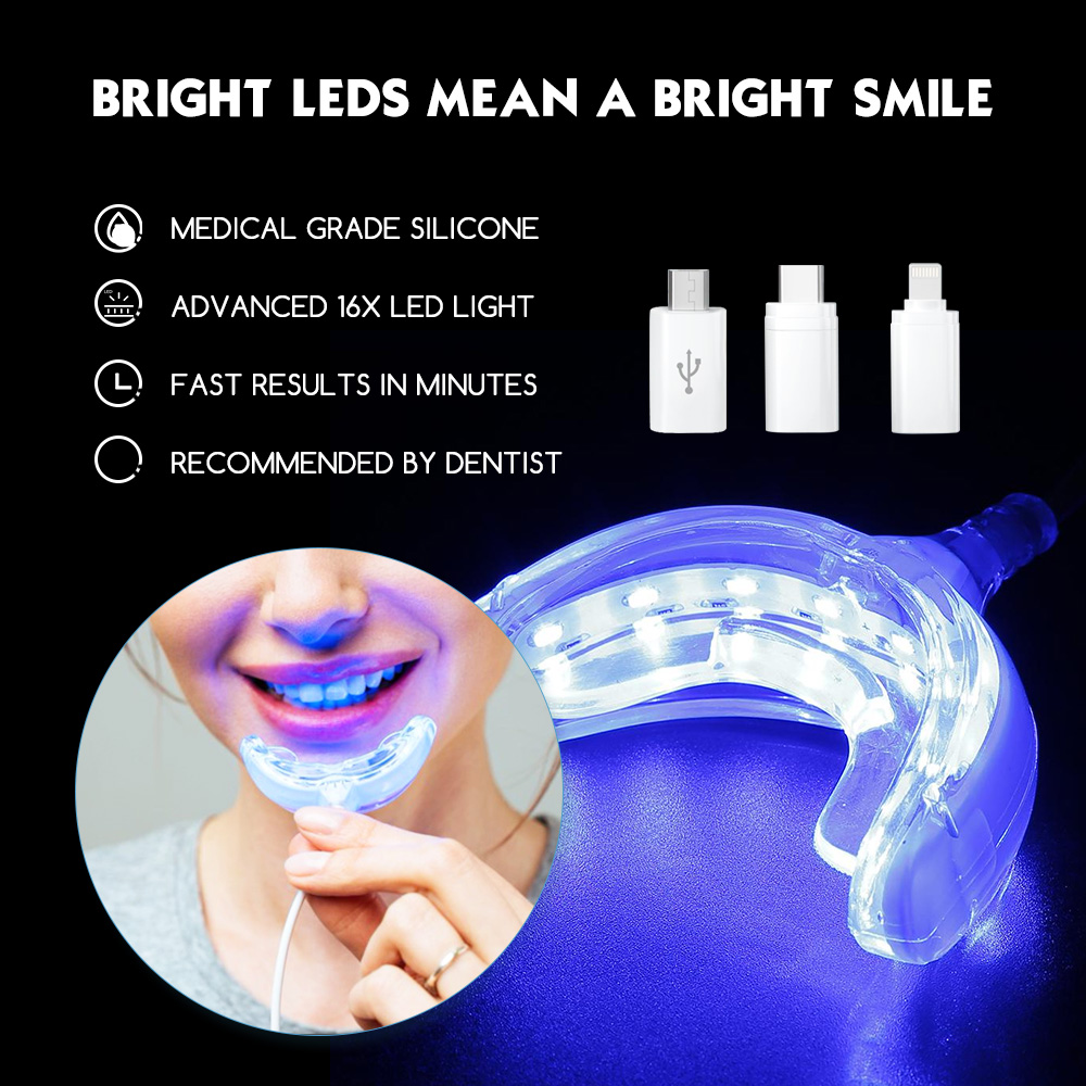 Teeth Whitening Gel Pen - Luxsmile Smart LED Tanden Whitening Draagbare