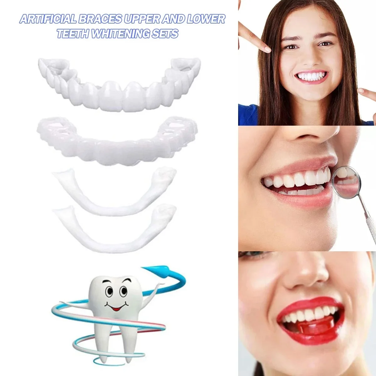 Teeth Whitening Vape - Tanden Veneers Bleekmiddelen Protheses Beugels Tijdelijke
