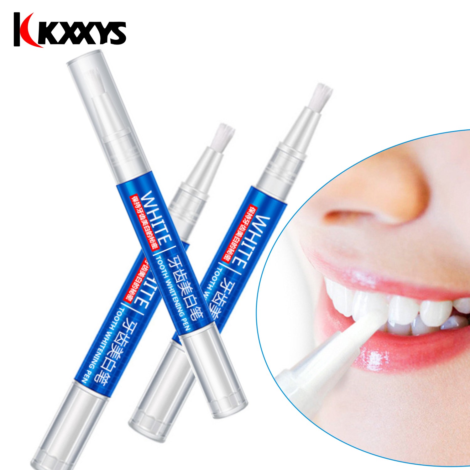 Teeth Whitening Gel Pen - 2 Stuks * 3Ml Populaire White