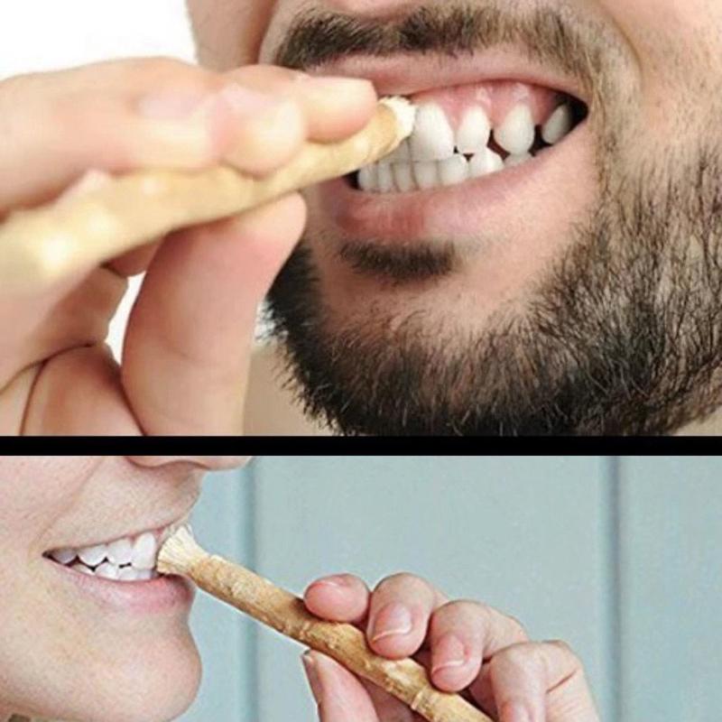 Teeth Whitening Naturally - 1 stuks draagbare natuurlijke miswak-tandenborstel, traditionele