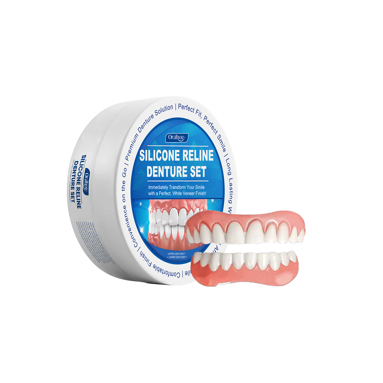 Zachte siliconen gebitsprothes - Teeth Whitening Mask recensie en prijs