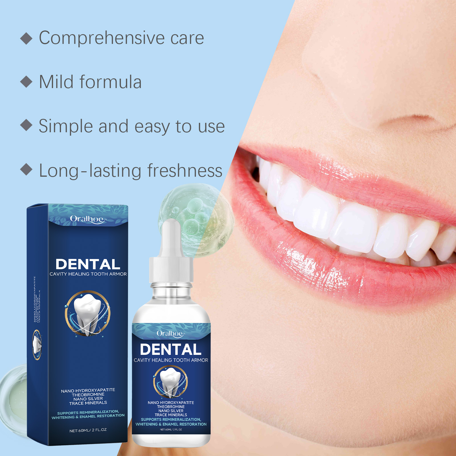 Oralhoe Tandbleek Serum Vloeis - Teeth Whitening Naturally recensie en prijs