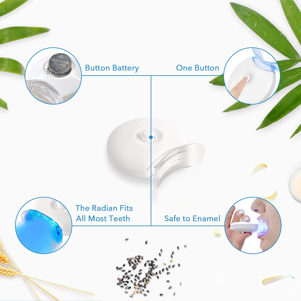 Tandenbleekset - 5X LED-lichtt - Teeth Whitening Vape recensie en prijs