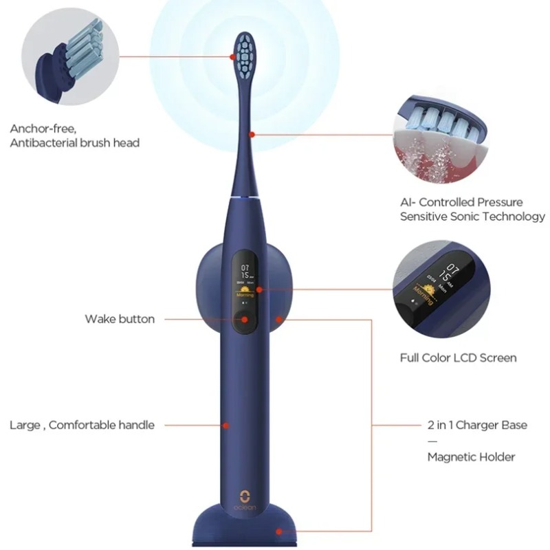 Oclean X Pro Sonic elektrische - Teeth Whitening App recensie en prijs