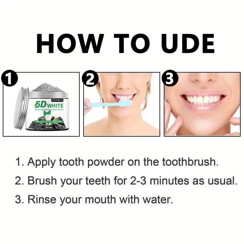YUlTlKUE 5D Wit Actief houtsko - Teeth Whitening Vape recensie en prijs