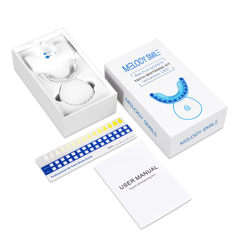 Blauw Licht Tandenbleekset LED - Teeth Whitening Logo recensie en prijs