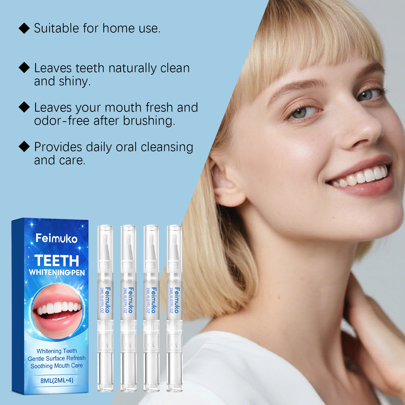 Feimuko 8ml Tandengelpen Zacht - Teeth Whitening Gel Pen recensie en prijs