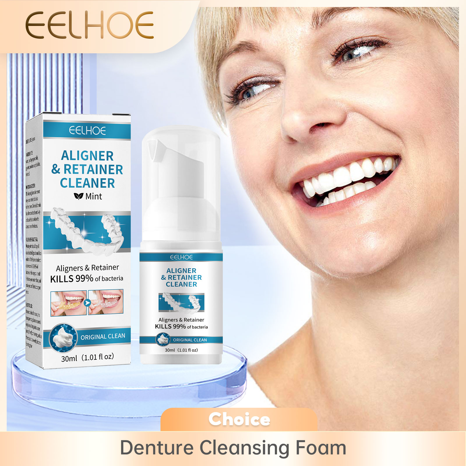 Aligner Prothese Cleaner Schui - Teeth Whitening Naturally recensie en prijs