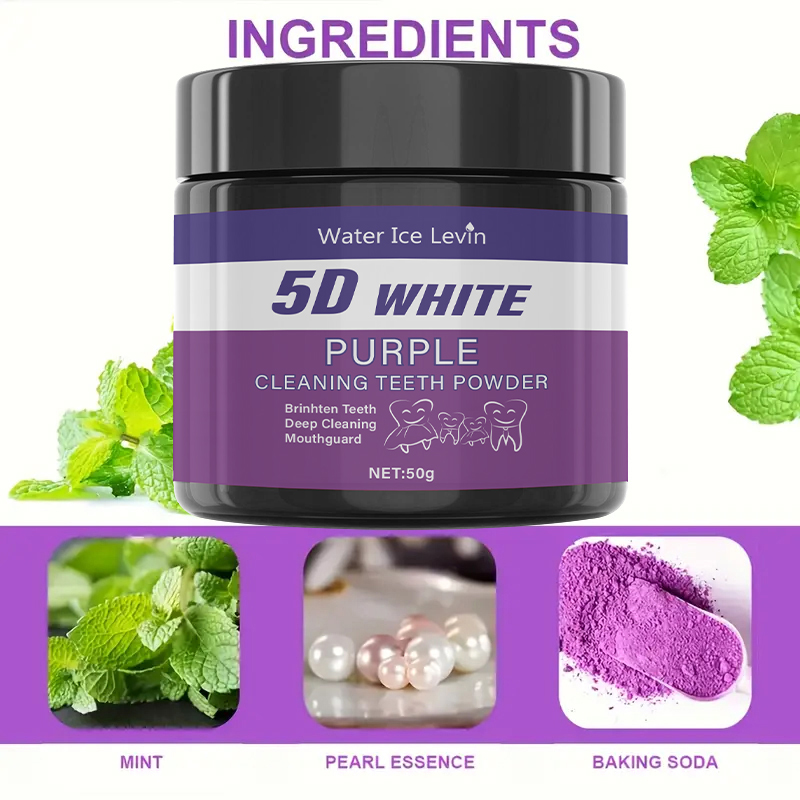Paarse Tandpoeder - Sulfaatvri - Teeth Whitening Powder recensie en prijs