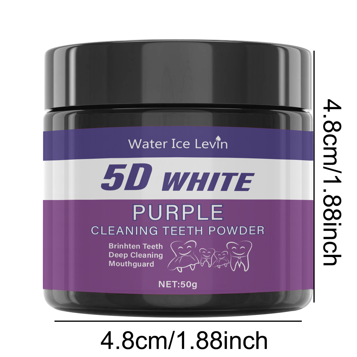 Paarse Tandpoeder - Sulfaatvri - Teeth Whitening Powder recensie en prijs