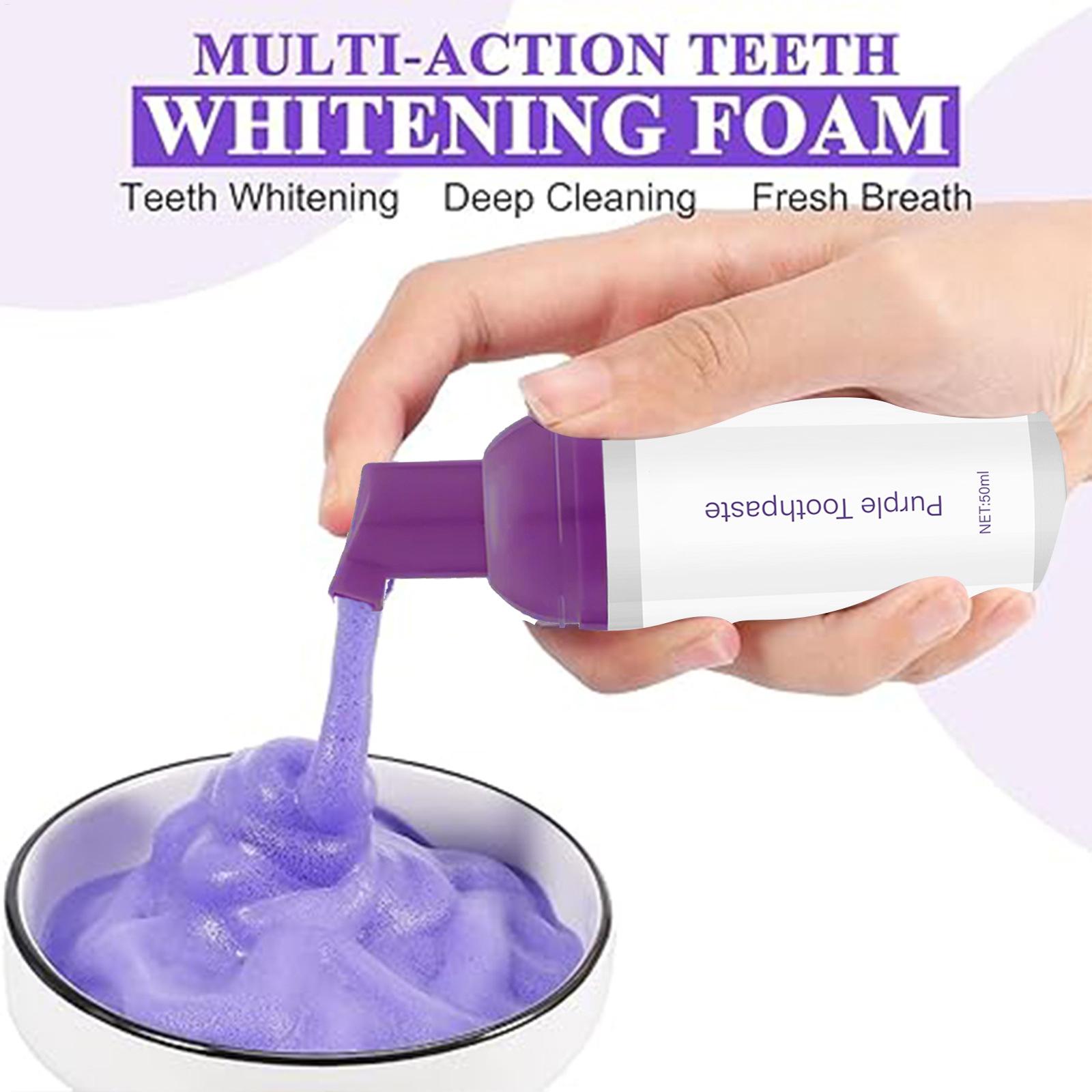 50ml Schuimtandpasta Verhelder - Teeth Whitening Before And After recensie en prijs