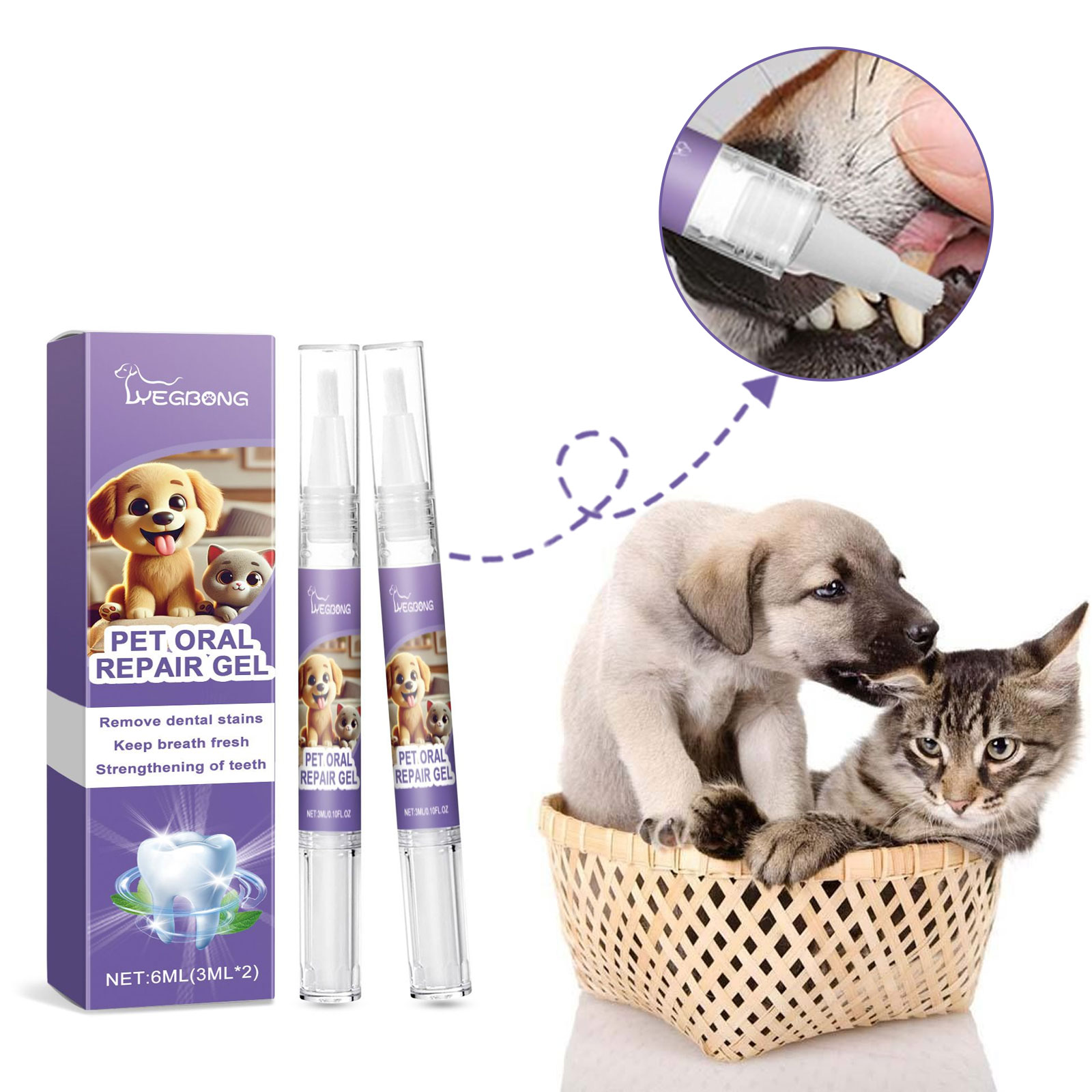 12 Stuks Huisdier Tandenborste - Teeth Whitening Gel Pen recensie en prijs