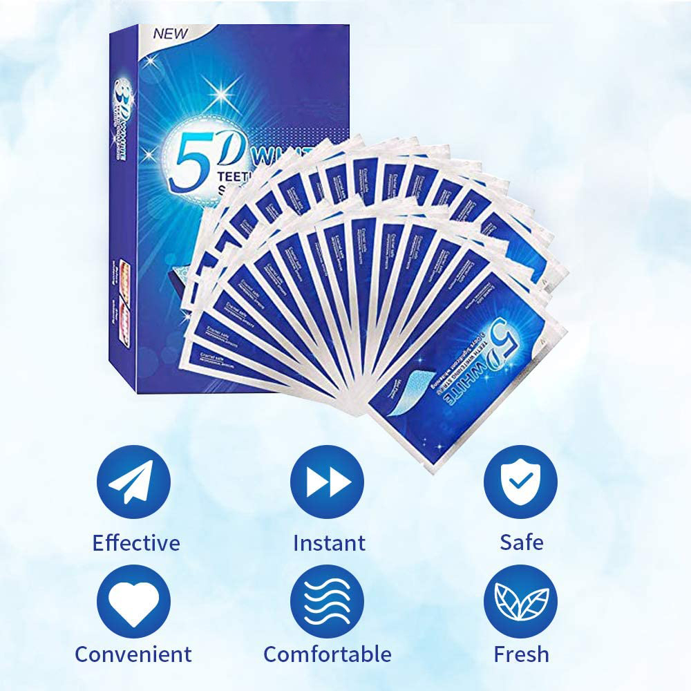 5D Witmakende Tandstrips, Whit - Teeth Whitening Vape recensie en prijs